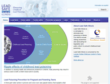 Tablet Screenshot of leadsafeillinois.org